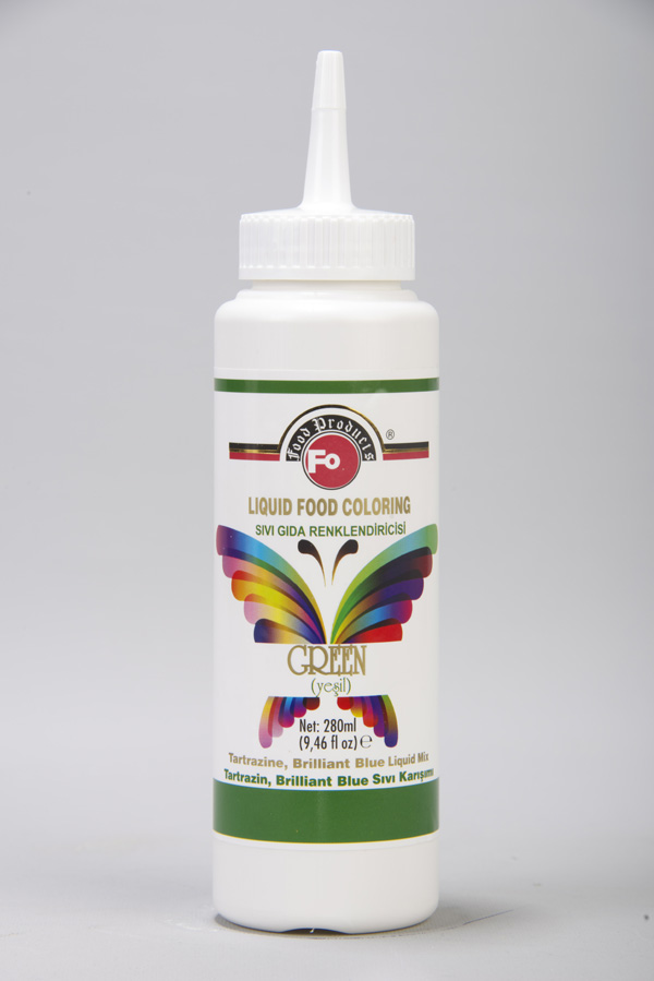 FO  SIVI GIDA BOYASI 280ml YEŞİL