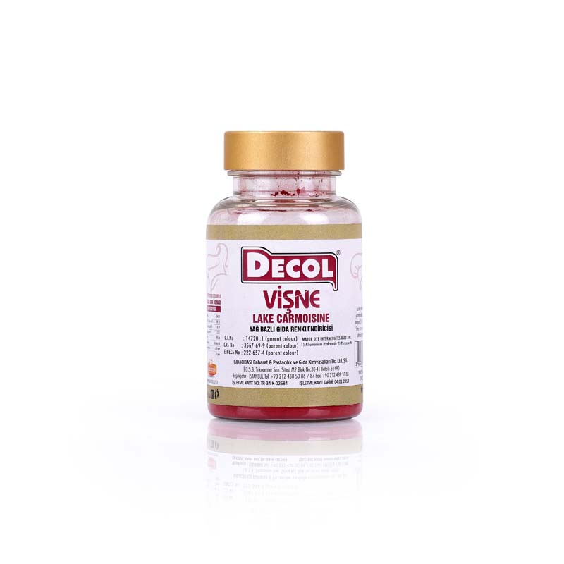 GIDA BOYASI TOZ VİŞNE YAĞ BAZLI DECOL 25gr