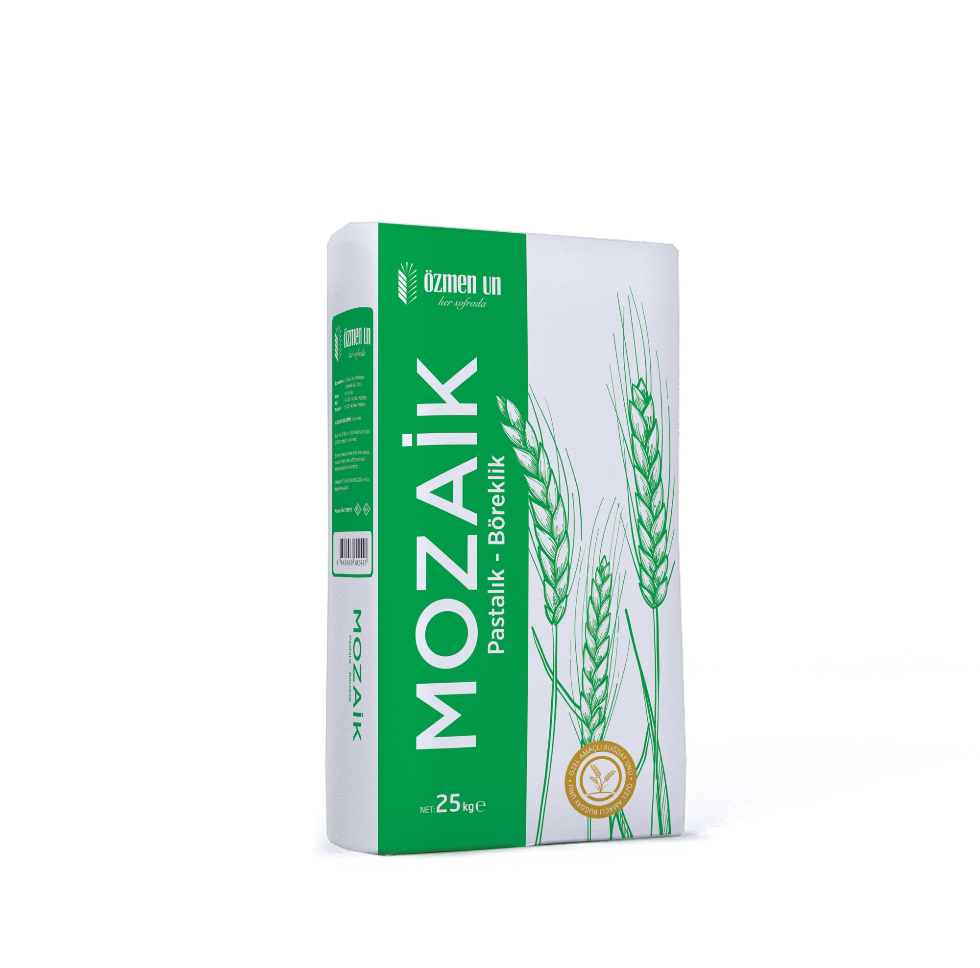 PAS. BÖR. UN ÖZMEN 25kg (TİP550) MOZAİK KRAFT