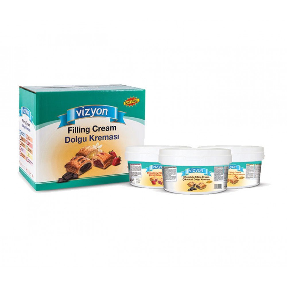 VİZYON DOLGU KREMA TOFFEE KARAMEL 6KG*4AD